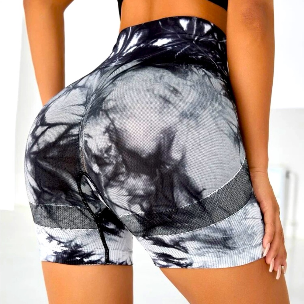 High waisted biker shorts